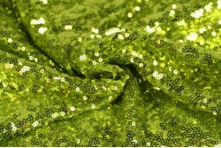 Sequins 12 lime green
