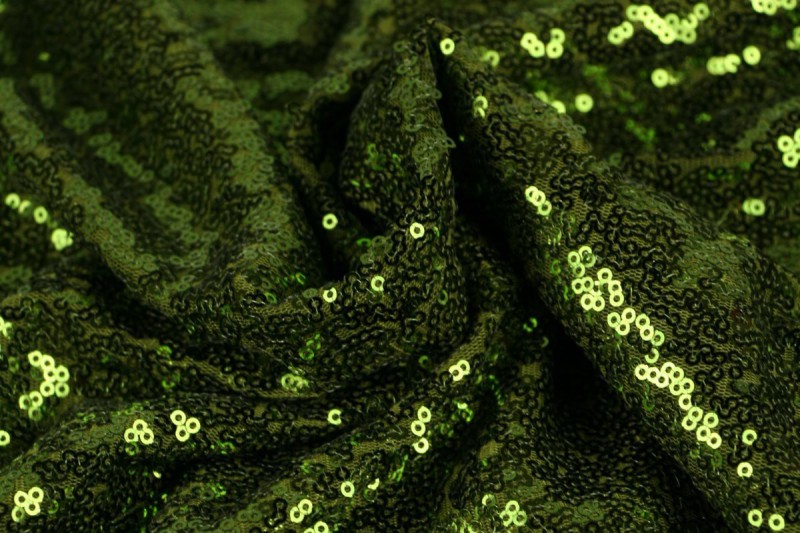 Sequins 14 moss green