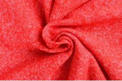 French Terry melange 01 red