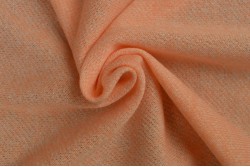 French Terry melange 40 salmon pink