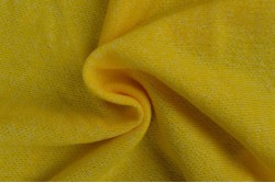 French Terry melange 07 yellow