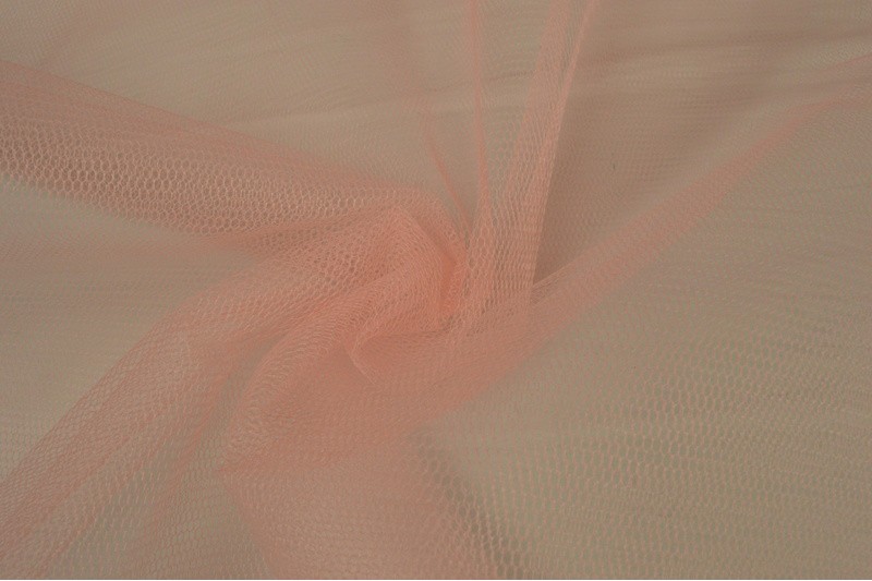 Tulle 40 salmon pink